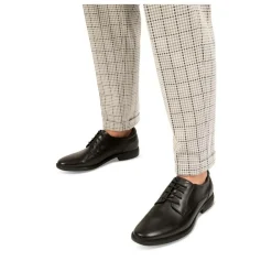Derbies Confort NOIR Homme CUIR Motif Uni Lacets