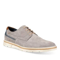 Derbies GRIS Homme CUIR Motif Uni Lacets