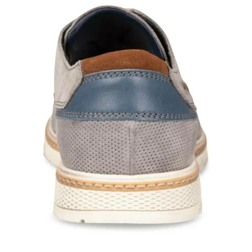 Derbies GRIS Homme CUIR Motif Uni Lacets