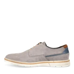 Derbies GRIS Homme CUIR Motif Uni Lacets