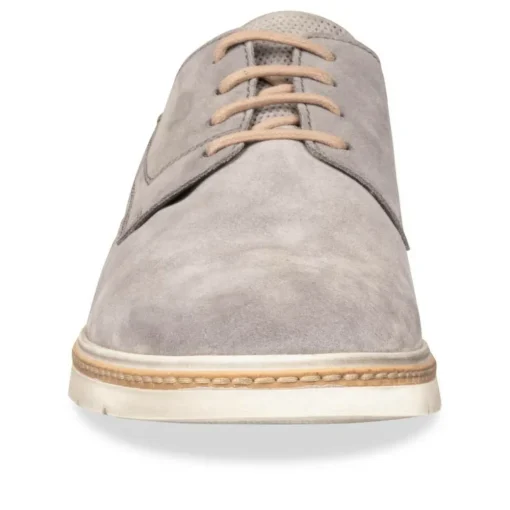 Derbies GRIS Homme CUIR Motif Uni Lacets