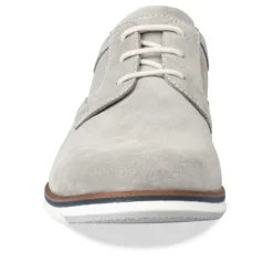 Derbies GRIS Homme CUIR Motif Uni A Enfiler