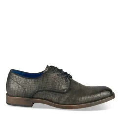 Derbies GRIS Homme Motif Uni Lacets