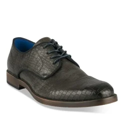 Derbies GRIS Homme Motif Uni Lacets