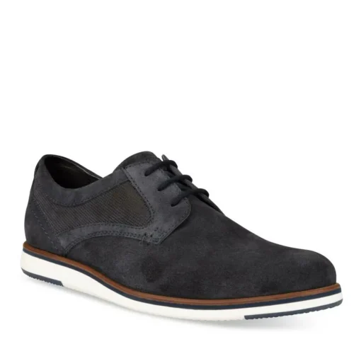 Derbies MARINE Homme CUIR Motif Uni A Enfiler