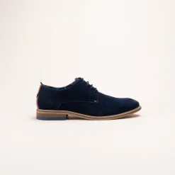 Derbies MARINE Homme CUIR Motif Uni Lacets