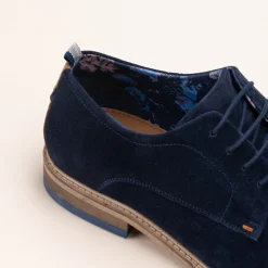 Derbies MARINE Homme CUIR Motif Uni Lacets