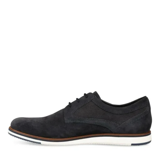 Derbies MARINE Homme CUIR Motif Uni A Enfiler