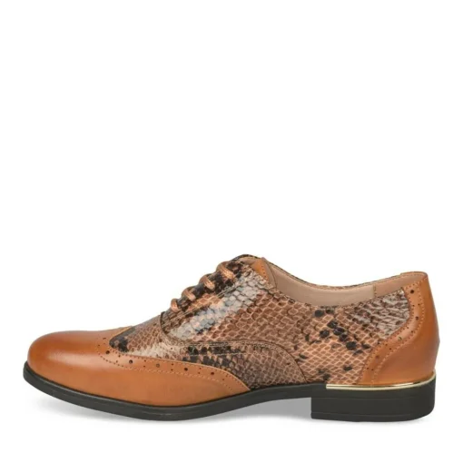 Derbies MARRON Femme