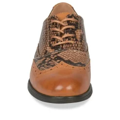 Derbies MARRON Femme