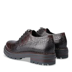 Derbies MARRON Femme CUIR Motif Uni Lacets