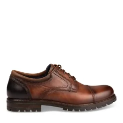 Derbies MARRON Homme CUIR Motif Uni Lacets