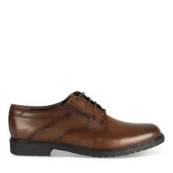 Derbies MARRON Homme CUIR Motif Uni A Enfiler