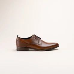 Derbies MARRON Homme CUIR Motif Uni Lacets