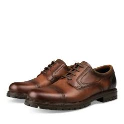 Derbies MARRON Homme CUIR Motif Uni Lacets
