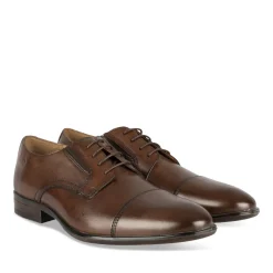Derbies MARRON Homme CUIR Motif Uni Lacets