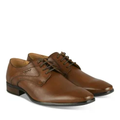 Derbies MARRON Homme CUIR Motif Uni Lacets