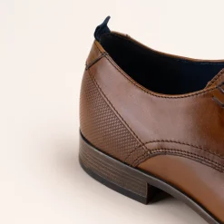 Derbies MARRON Homme CUIR Motif Uni Lacets