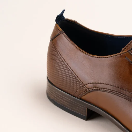 Derbies MARRON Homme CUIR Motif Uni Lacets