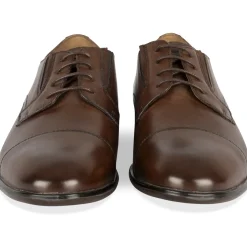 Derbies MARRON Homme CUIR Motif Uni Lacets