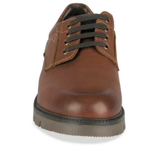 Derbies MARRON Homme CUIR Motif Uni Lacets