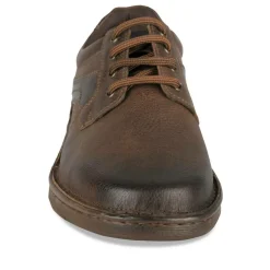 Derbies MARRON Homme CUIR Motif Uni Lacets