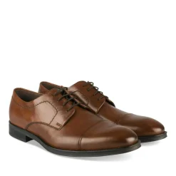 Derbies MARRON Homme CUIR Motif Uni Lacets