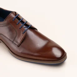 Derbies MARRON Homme CUIR Motif Uni Lacets
