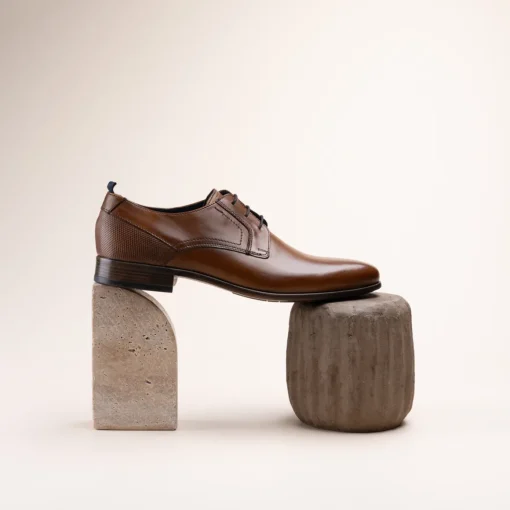 Derbies MARRON Homme CUIR Motif Uni Lacets