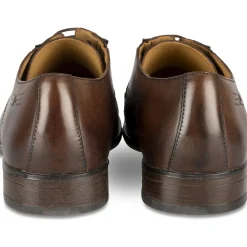 Derbies MARRON Homme CUIR Motif Uni Lacets