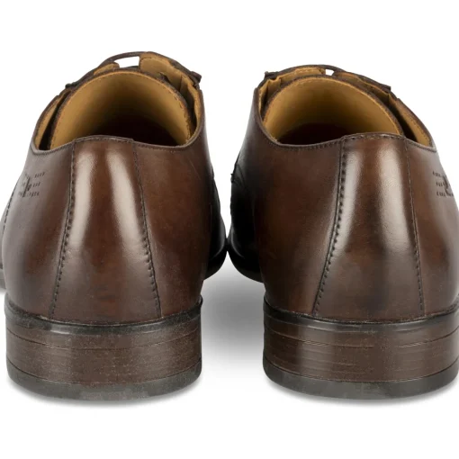 Derbies MARRON Homme CUIR Motif Uni Lacets