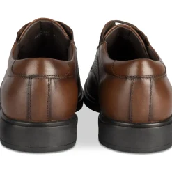 Derbies MARRON Homme CUIR Motif Uni A Enfiler