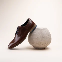 Derbies MARRON Homme CUIR Motif Uni Lacets