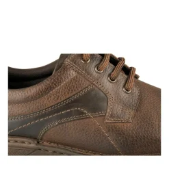 Derbies MARRON Homme CUIR Motif Uni Lacets