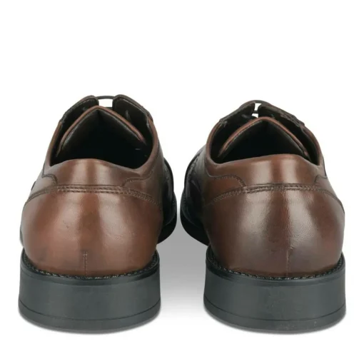Derbies MARRON Homme CUIR Motif Uni Lacets