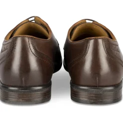 Derbies MARRON Homme CUIR Motif Uni A Enfiler
