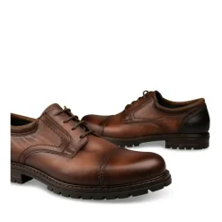 Derbies MARRON Homme CUIR Motif Uni Lacets