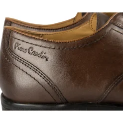 Derbies MARRON Homme CUIR Motif Uni A Enfiler