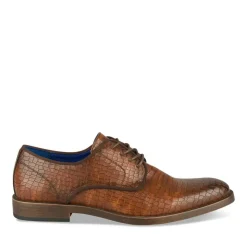 Derbies MARRON Homme Motif Uni Lacets