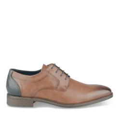Derbies MARRON Homme Motif Uni Lacets