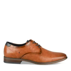 Derbies MARRON Homme Motif Uni Lacets