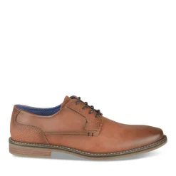 Derbies MARRON Homme Motif Uni Lacets