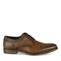Derbies MARRON Homme Motif Uni Lacets