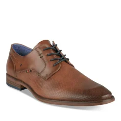 Derbies MARRON Homme Motif Uni Lacets