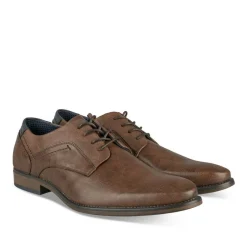 Derbies MARRON Homme Motif Uni Lacets