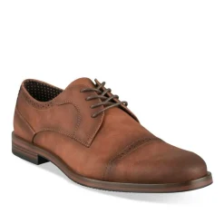 Derbies MARRON Homme Motif Uni Lacets