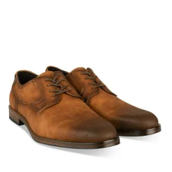 Derbies MARRON Homme Motif Uni Lacets