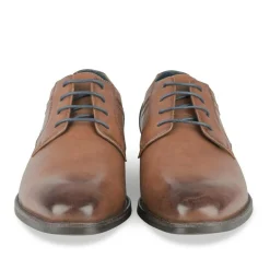 Derbies MARRON Homme Motif Uni Lacets