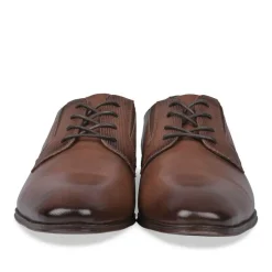 Derbies MARRON Homme Motif Uni Lacets
