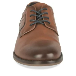 Derbies MARRON Homme Motif Uni Lacets